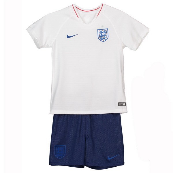 Maillot Football Angleterre Domicile Enfant 2018 Blanc